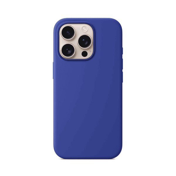 M SILICONE CASE IPHONE 16 PRO BLUE - FTR