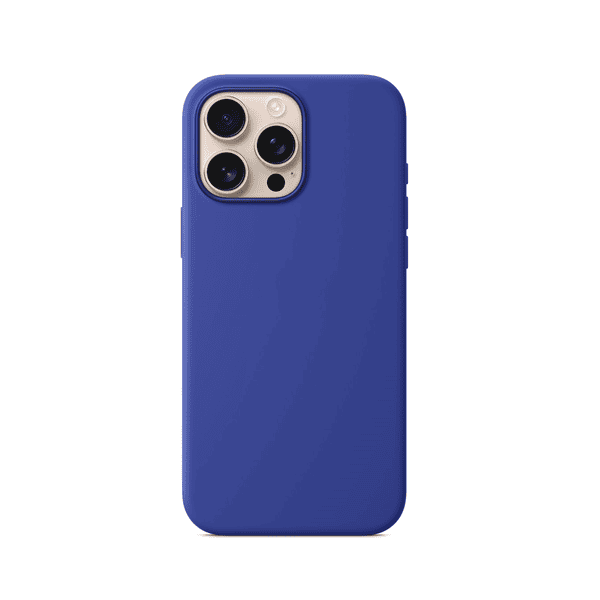 M SILICONE CASE IPHONE 16 PRO MAX BLUE - FTR