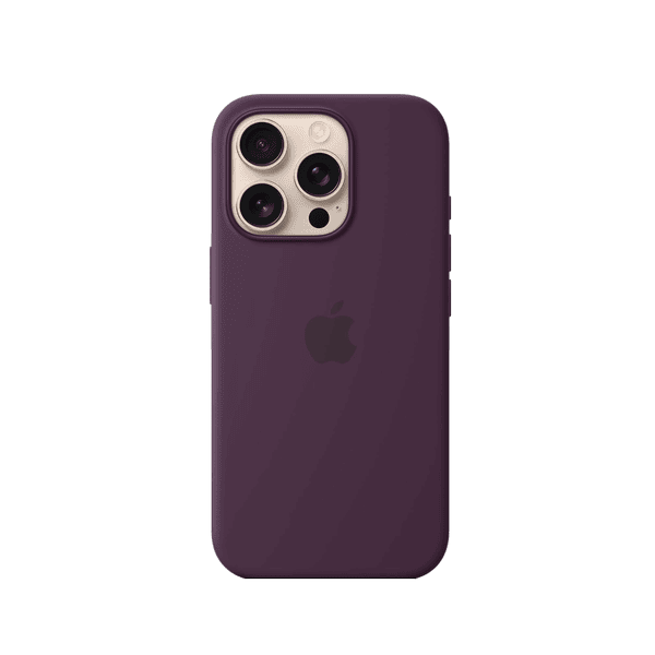 APPLE IPHONE 16 PRO SILICONE CASE WITH MAGSAFE PLUM