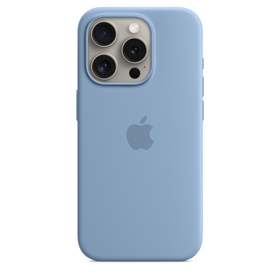 APPLE IPHONE 15 PRO SILICONE CASE MT1L3ZM/A WINTER BLUE WITH MAGSAFE