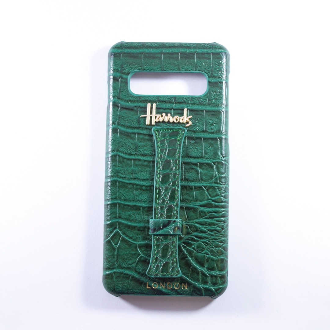 HARRODS HARD COVER GALAXY S10 GREEN