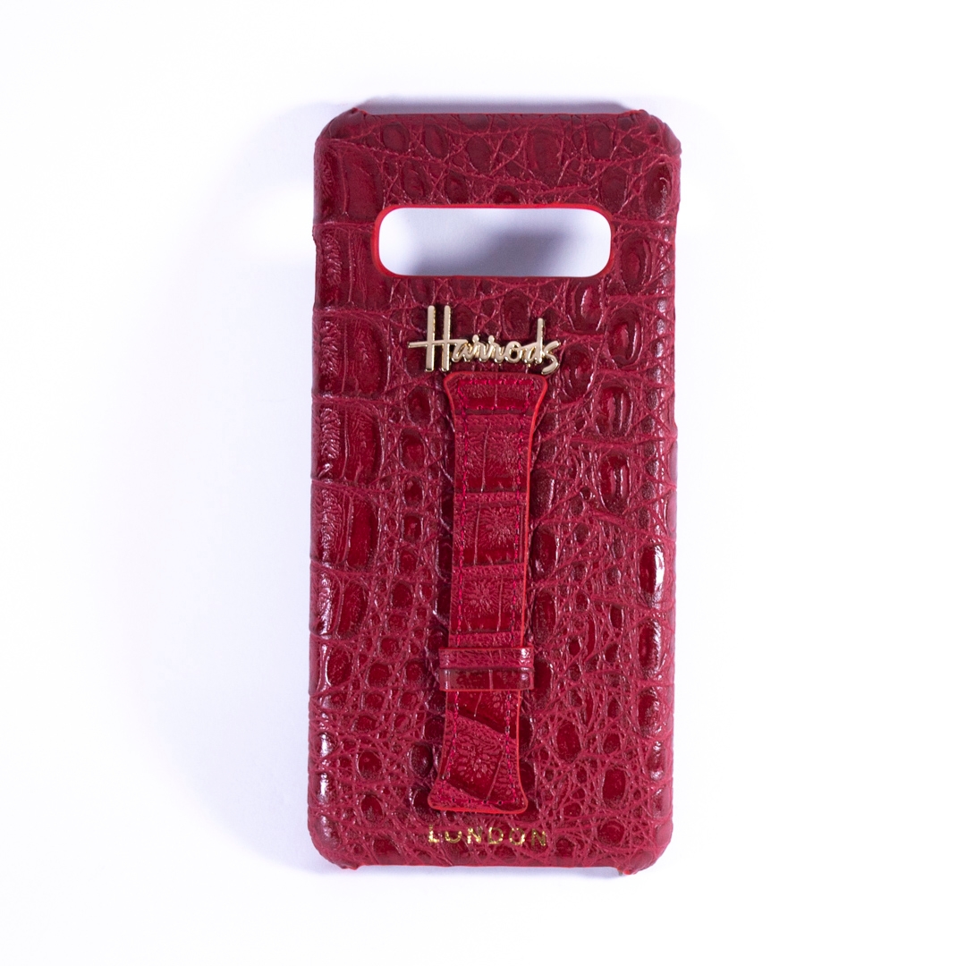 HARRODS HARD COVER GALAXY S10 RED