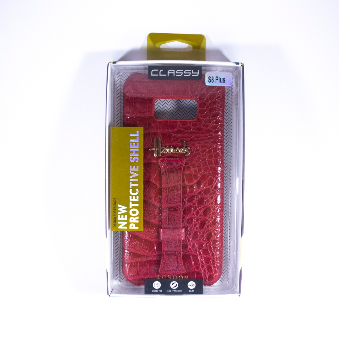 HARRODS HARD COVER GALAXY S8 PLUS RED