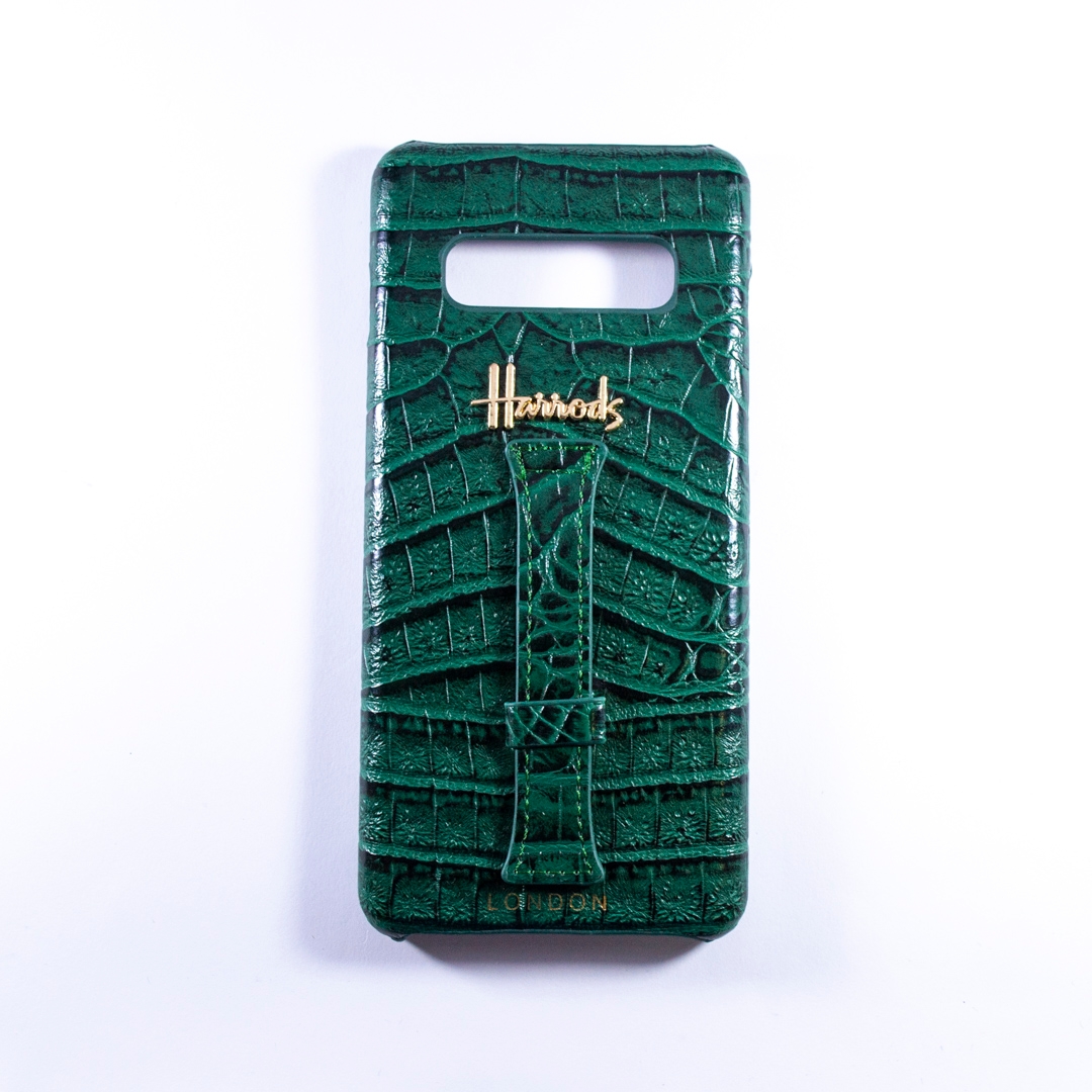 HARRODS HARD COVER GALAXY S10 PLUS GREEN