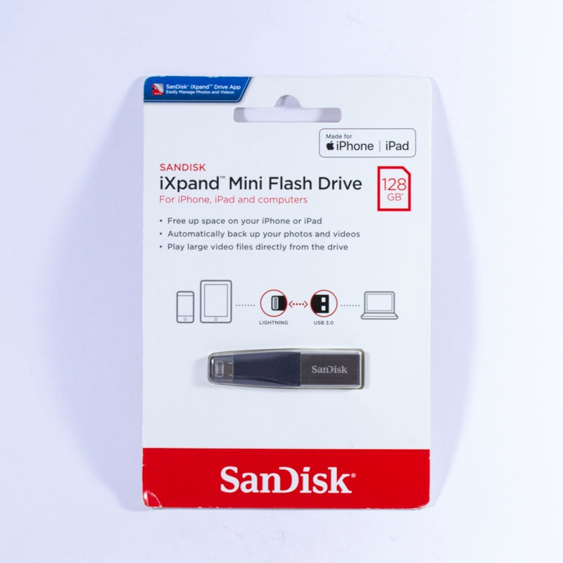 SANDISK IXPAND IFLASH MINI FLASH DRIVER 128GB