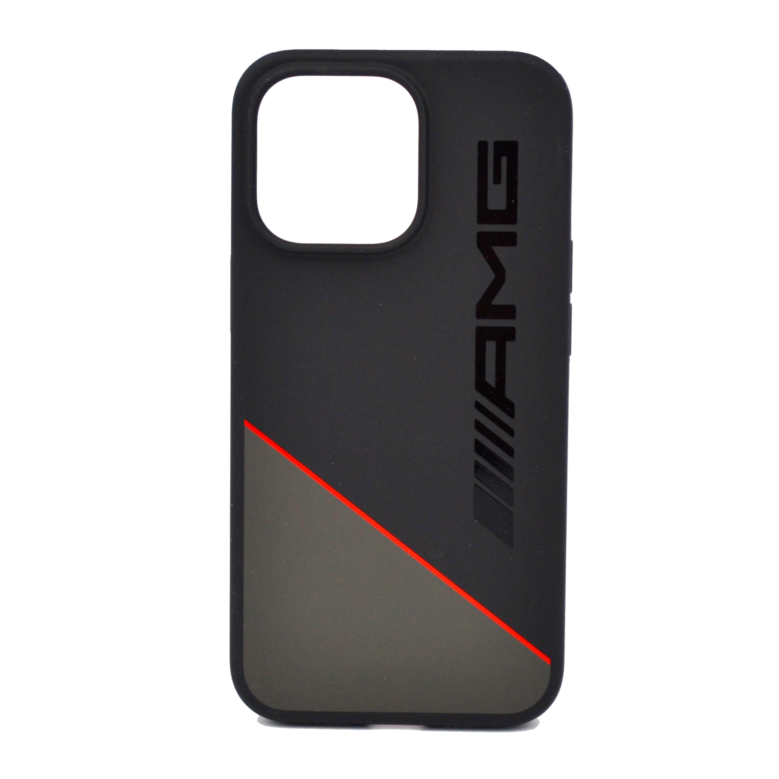 AMG LIQUID SILICONE TWO TONES LINE IPHONE 13 PRO BLACK