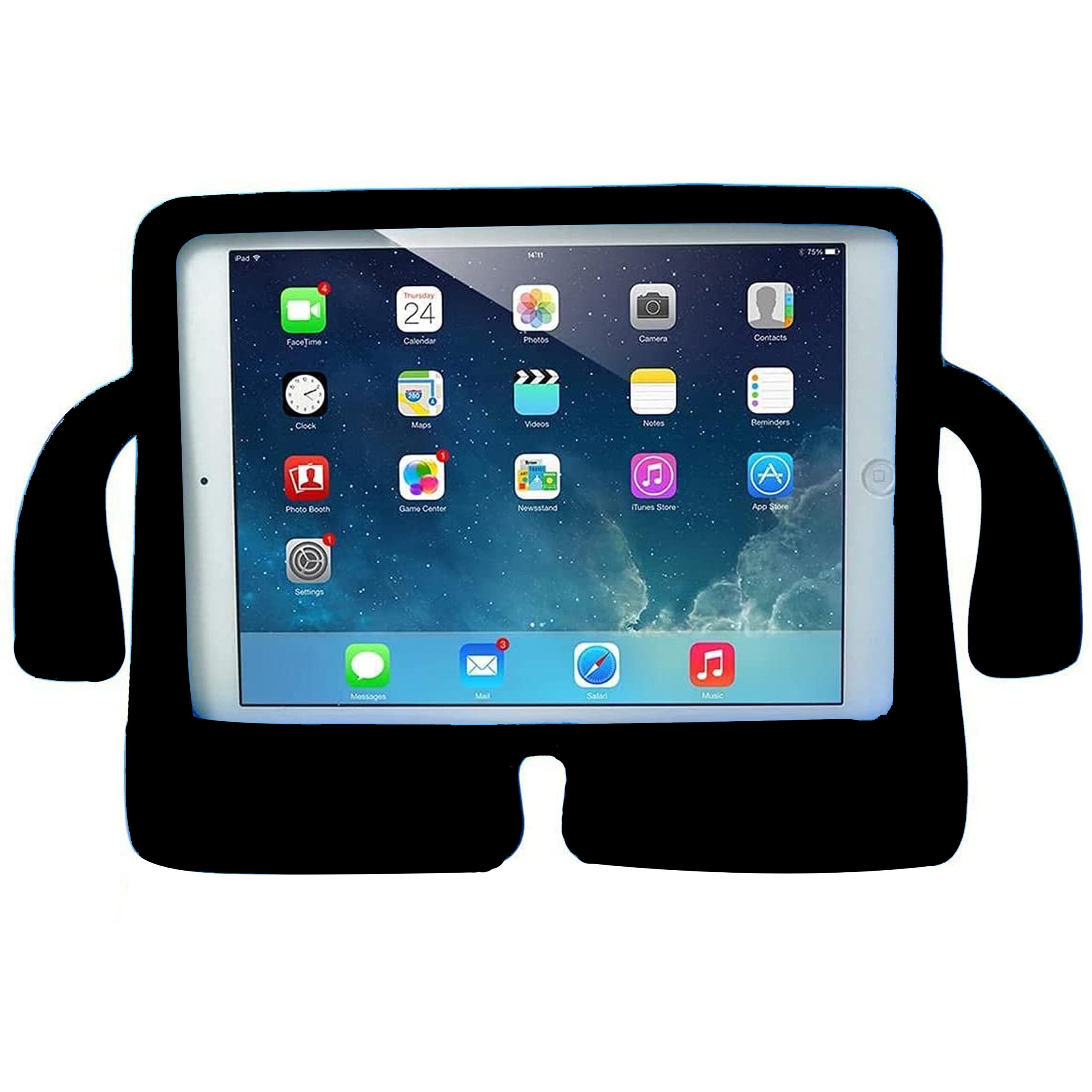 IGUY SILICONE IPAD 10.2/10.5 BLACK