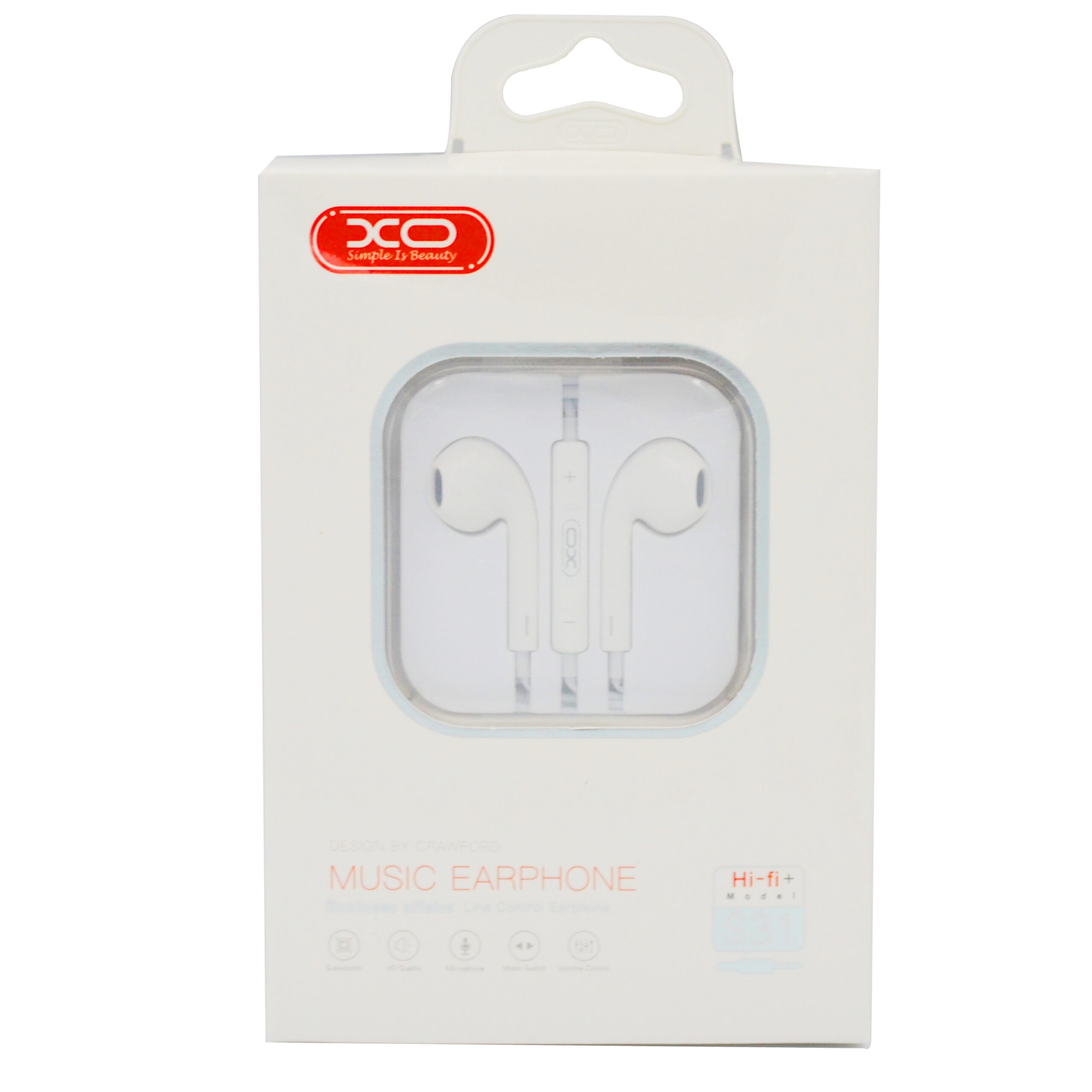 XO S31 STEREO 3.5MM EARPHONES