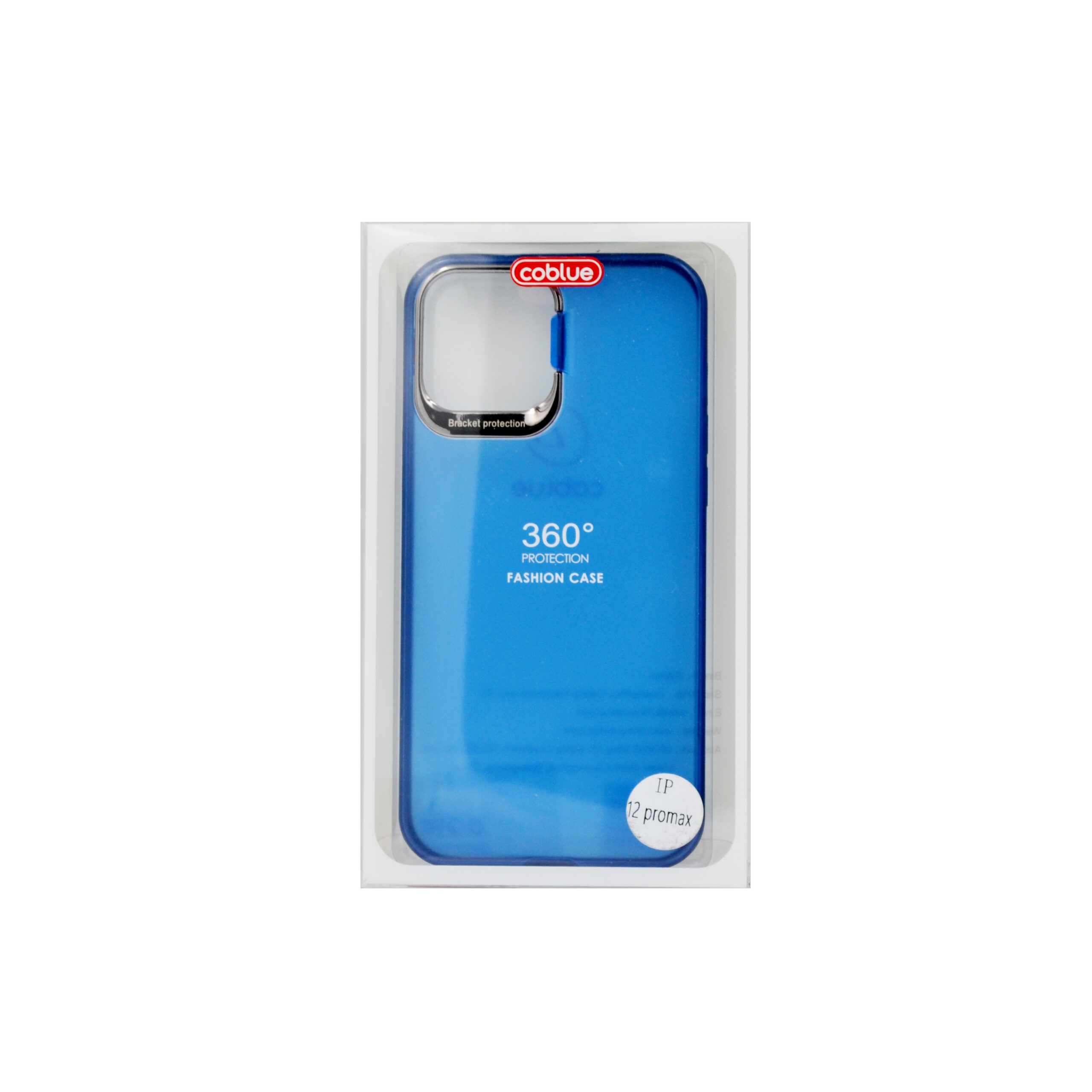 COBLUE BACK CASE WITH CAMERA STAND CB-K26 FOR IP12 PRO MAX BLUE