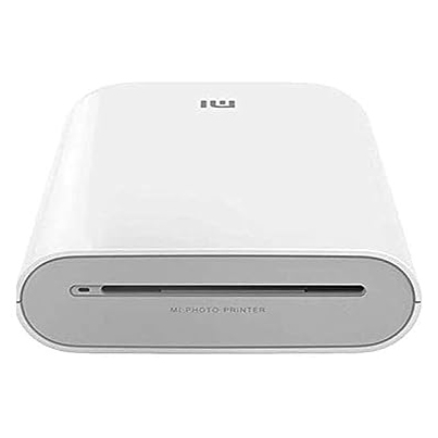 Xiaomi Portable Photo Printer 300dpi Pocket Mini AR with DIY Share 500 mAh Image Zinc Paper Printer, White, A8, TEJ4018GL, M