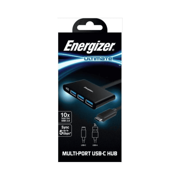 ENERGIZER MULTI-PORT USB-C HUB C3.14USB-A PORTS HC304A -M ONE