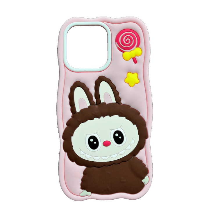LABUBU SILICONE COVER IPHONE 16 PRO MAX PINK