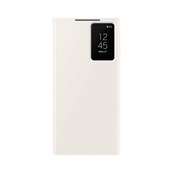 SAMSUNG GALAXY S23 ULTRA SMART VIEW WALLET CASE CREAM