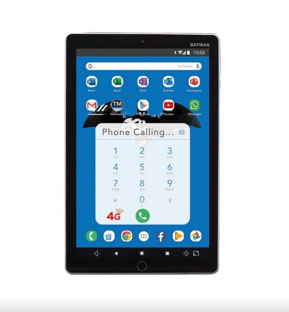 BATMAN CALLING TABLET 10.1  4G 32GB OCTA CORE WITH MICROSOFT OFFICE BLACK -TMATE