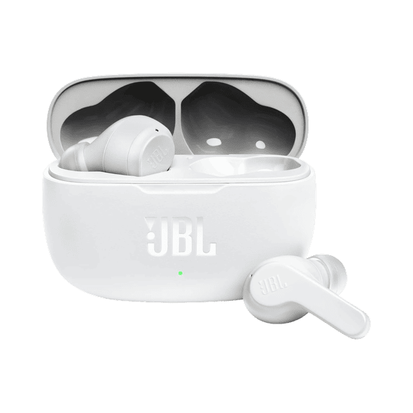 JBL WAVE 200TWS TRUE WIRELESS EARBUDS WHITE -BMG