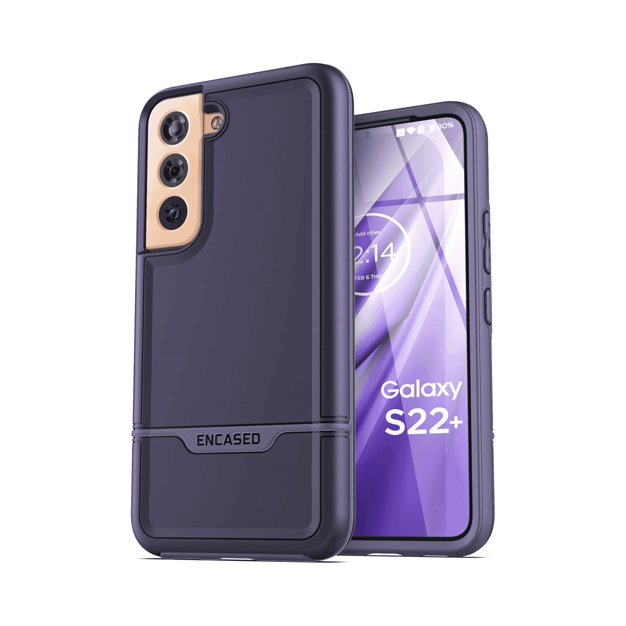 ENCASE GALAXY HARD CASE  S22 PLUS BLACK