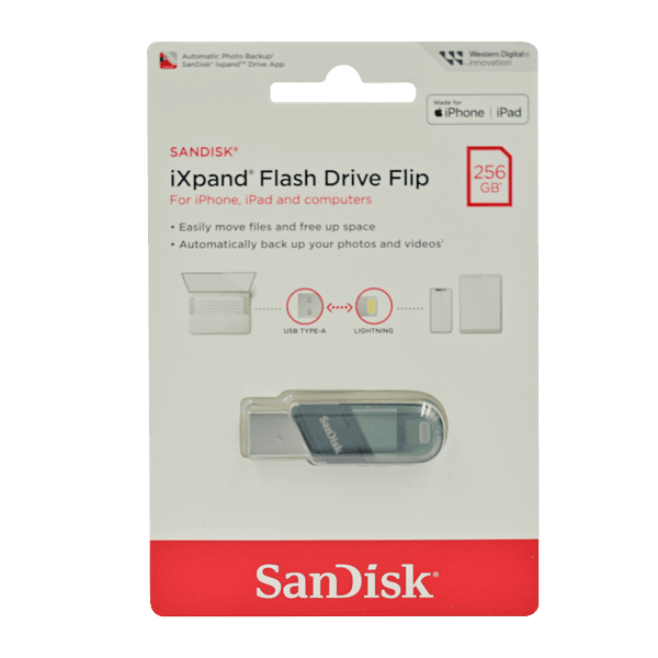 SANDISK IFLASH DEVICE HD 256GB -ASH