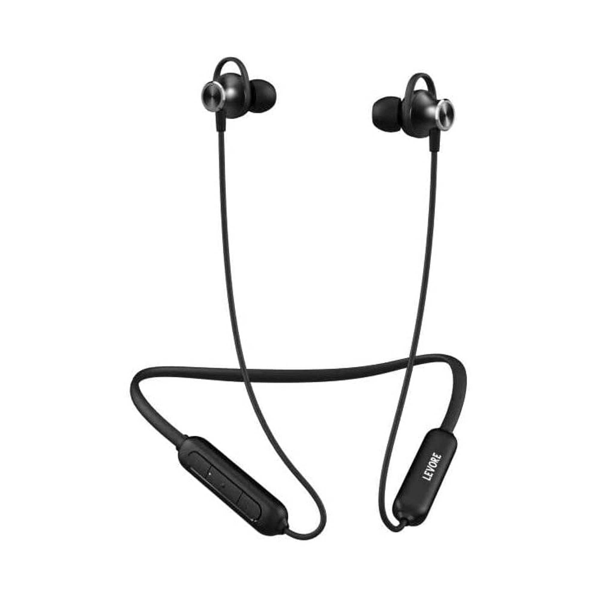 LEVORE NECKBAND STEREO HEADSET LEB45 BLACK