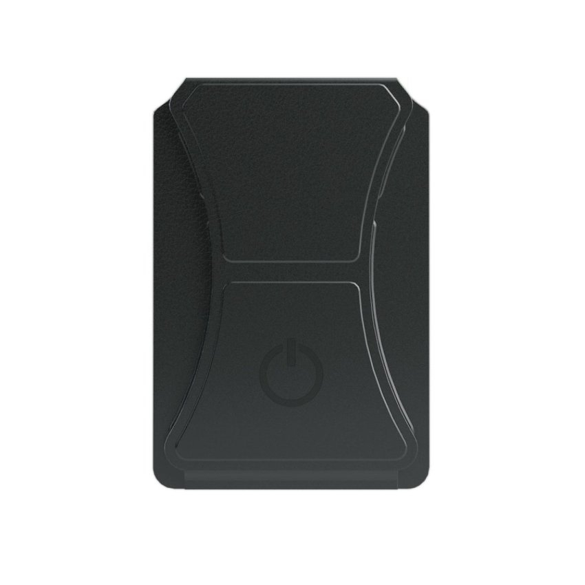 GOUI LEATHER MAGNET WALLET WITH RF SHIELDING BLACK