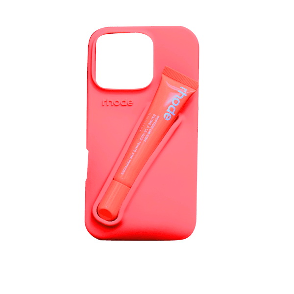 RHODE LIPSTICK SILICONE CASE IPHONE 16 PRO RED