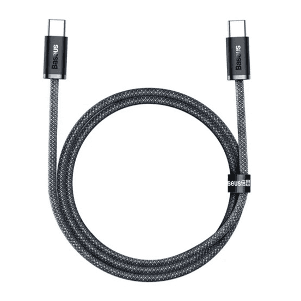 BASEUS DYNAMIC SERIES TYPE-C TO TYPE-C 100W 2 METER FAST CHARGING CABLE SLATE GRAY