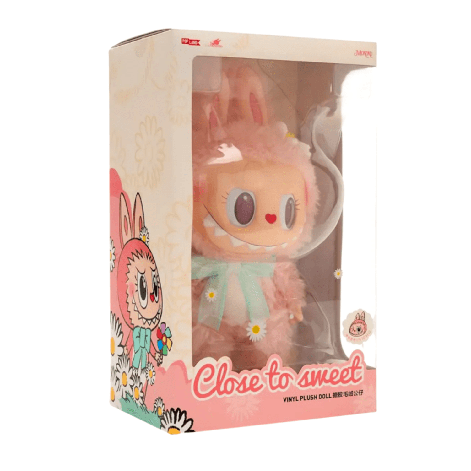 LABUBU POP MART THE MONSTERS MOKOKO CLOSE TO SWEET VINYL PLUSH DOLL