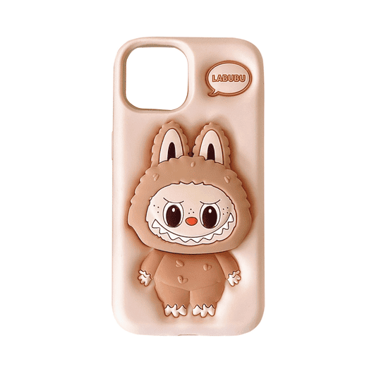 LABUBU SILICONE COVER IPHONE 16 PRO SAND