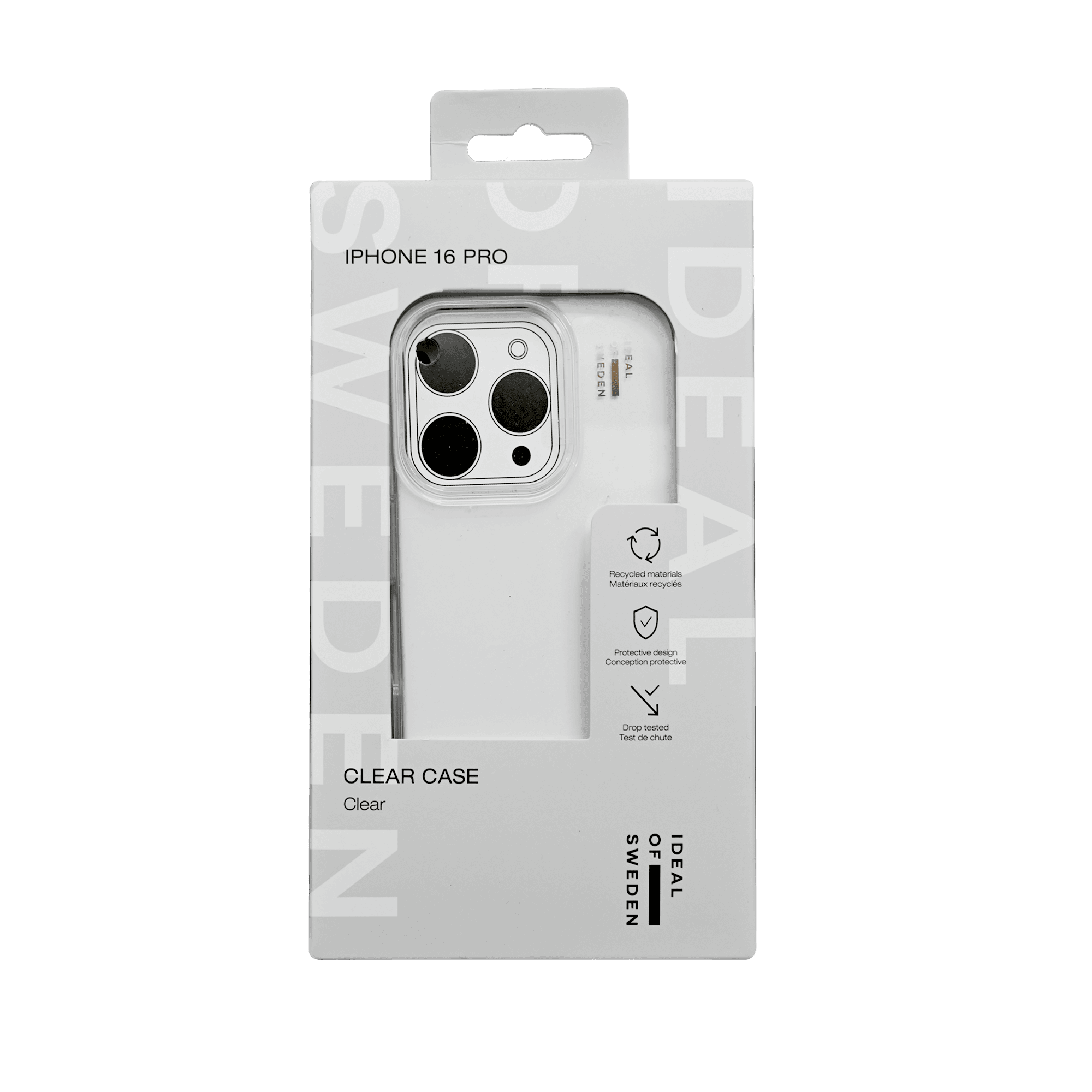 IDEAL OF SWEDEN CLEAR CASE IPHONE 16 PRO CLEAR