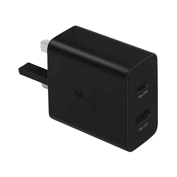 SAMSUNG EP-TA220 DUAL PORT 35W PD ADAPTER BLACK