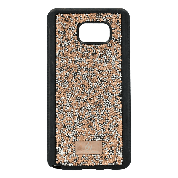 BLING WORLD STONE HARD COVER GALAXY NOTE5 ROSEGOLD