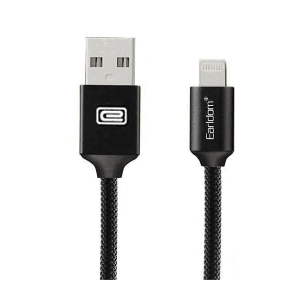 EARLDOM EC163i SHORT LENGTH CABLE LIGHTNING BLACK