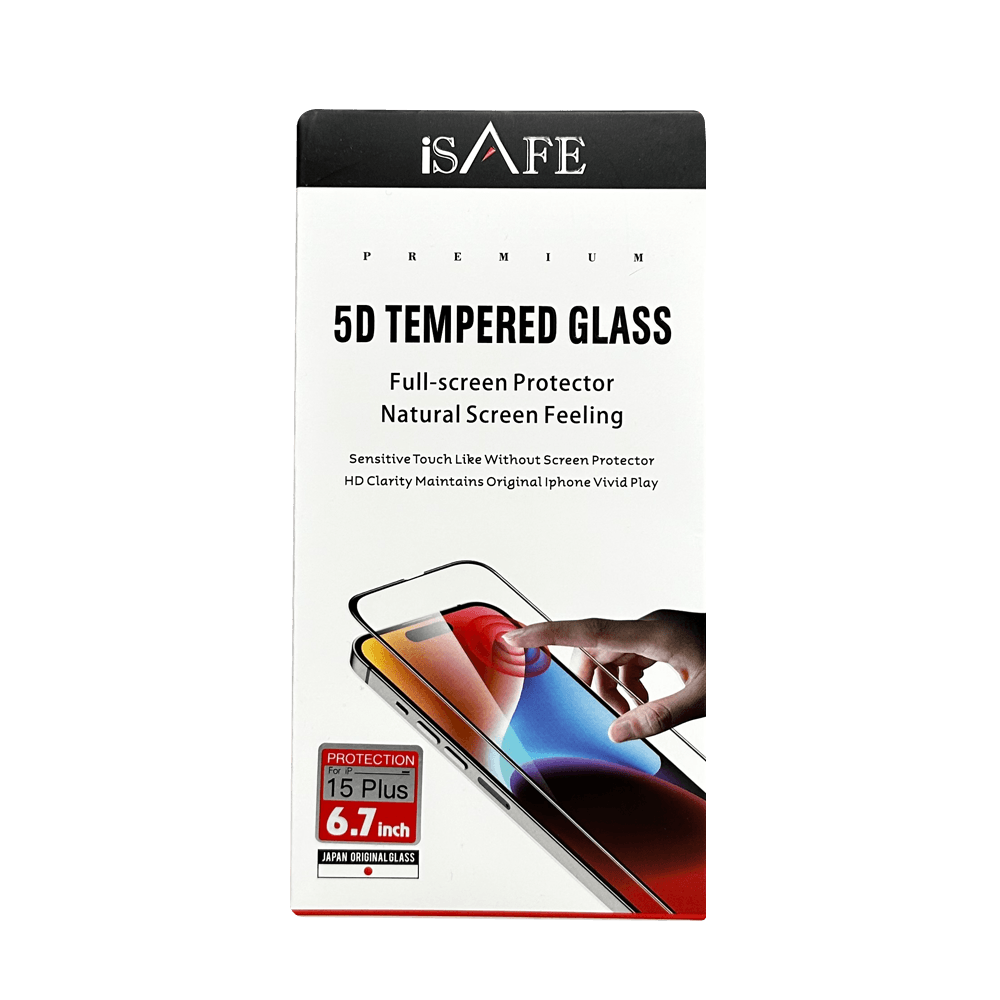 ISAFE HD GLASS SCREEN GUARD IPHONE 15 PLUS