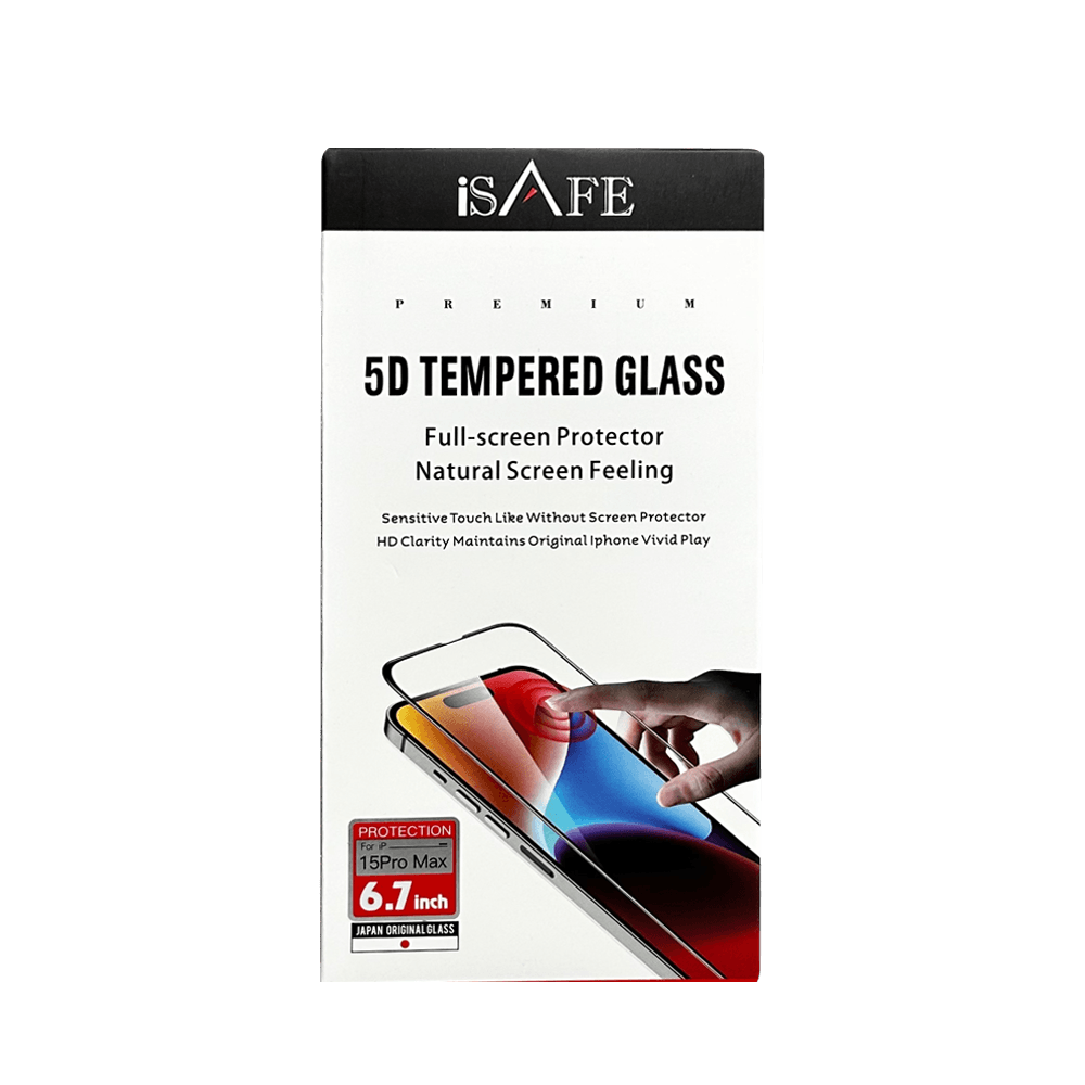 ISAFE HD GLASS SCREEN GUARD IPHONE 15 PRO MAX