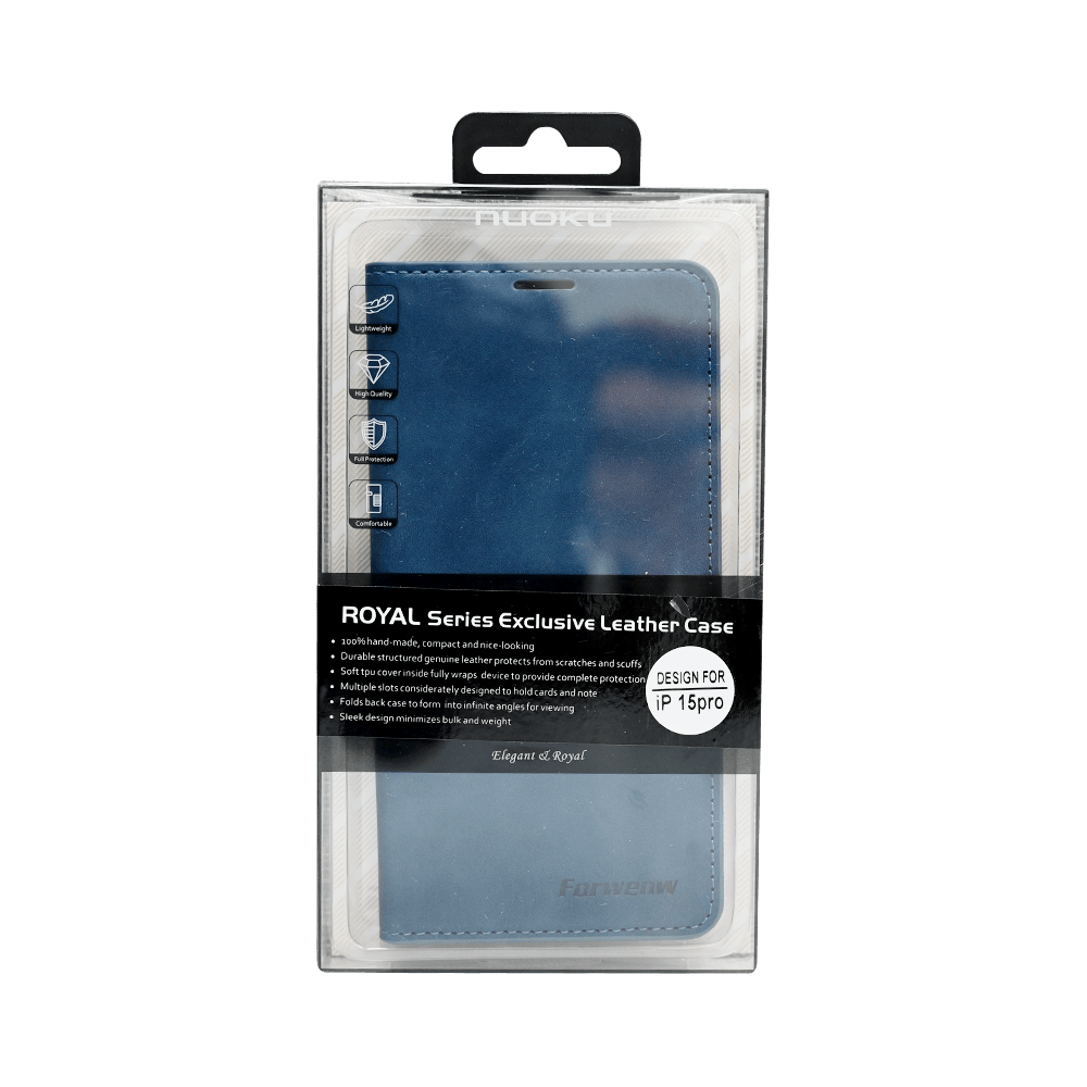 FORENBW BOOKCASE IPHONE 15 PRO BLUE