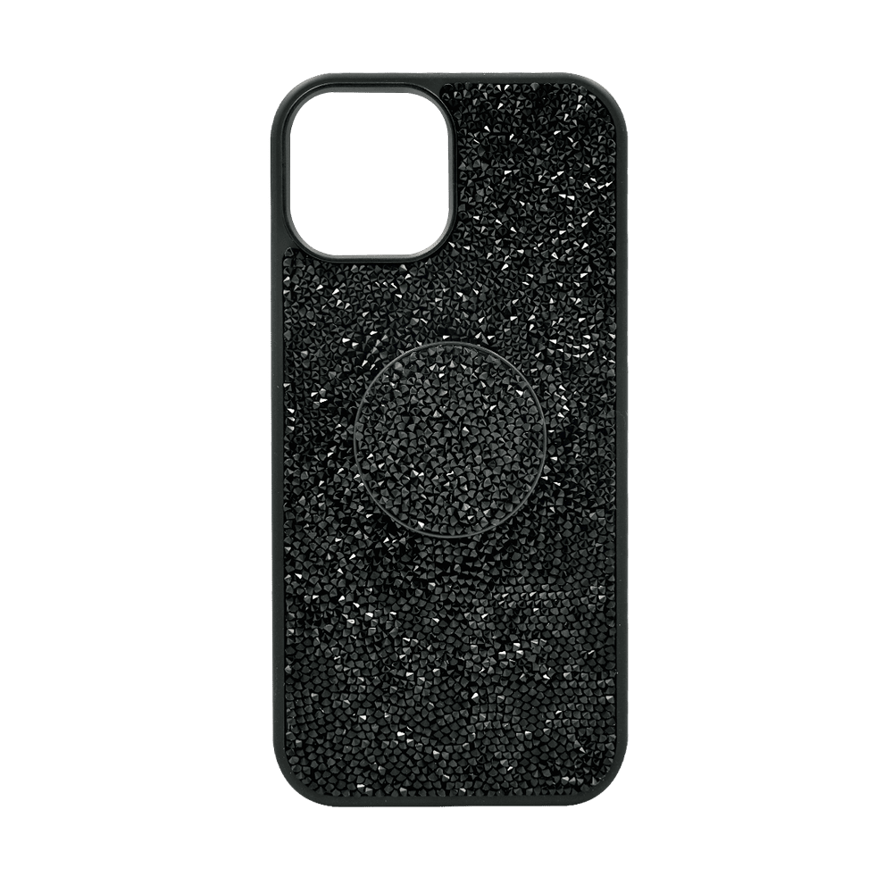 ISAFE BLING POP UP HARD COVER IPHONE 15 BLACK