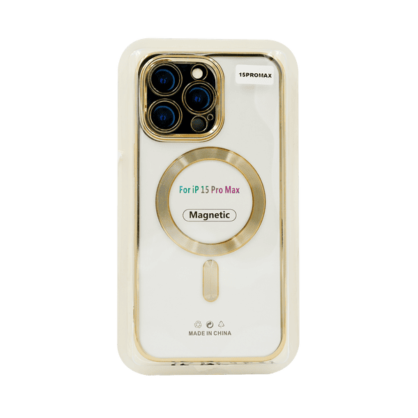 JCASE MAGSAFE DESIGN CASE  IPHONE 15 PRO MAX GOLD