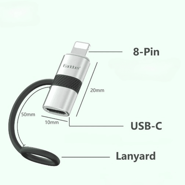 EARLDOM OT90L TYPE-C TO LIGHTNING ADAPTER