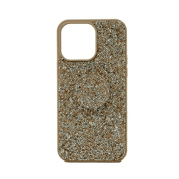 ISAFE BLING MAGSAFE HARD COVER IPHONE 15 PRO NATURAL TITANIUM