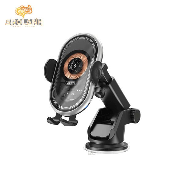 XO TRANSPARENT 15W WIRELESS 2 IN 1 CAR HOLDER WX038