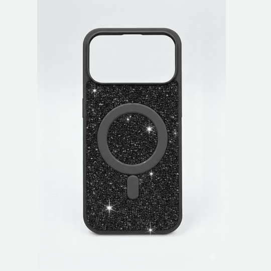ISAFE BLING MAGSAFE HARD COVER IPHONE 17 PRO MAX BLACK