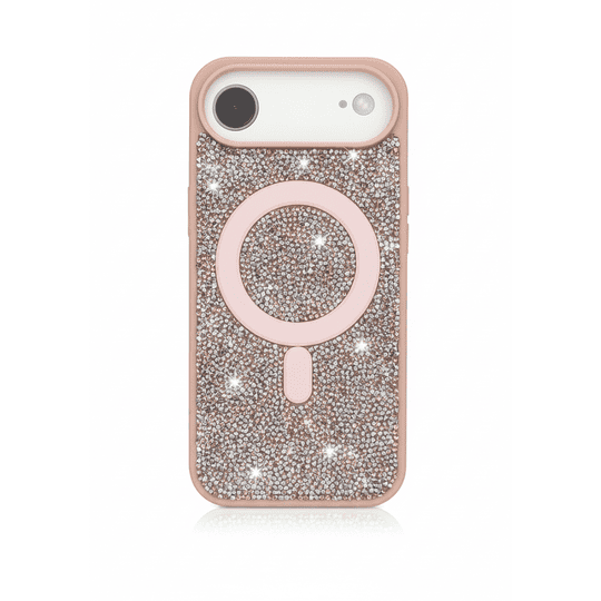 ISAFE BLING MAGSAFE HARD COVER IPHONE AIR ROSE GOLD