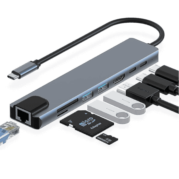 X-ZEA 8 IN 1 USB-C MULTI-FUNCTION DOCKING STATION UC921