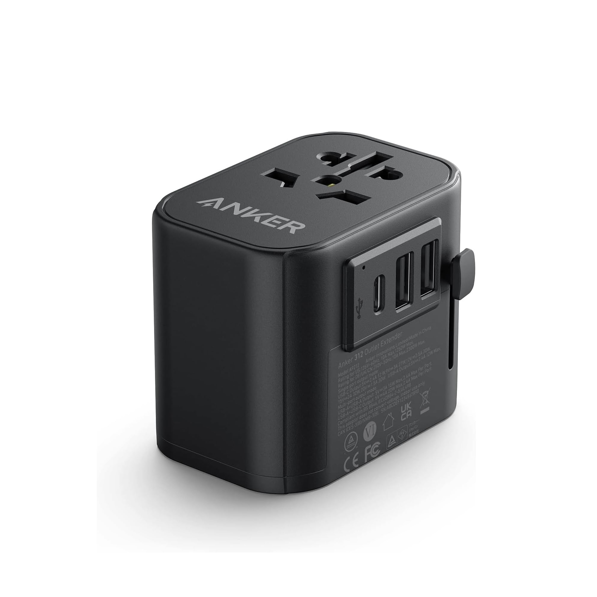 Anker Usb-C Travel Adapter 1A 2C 30W