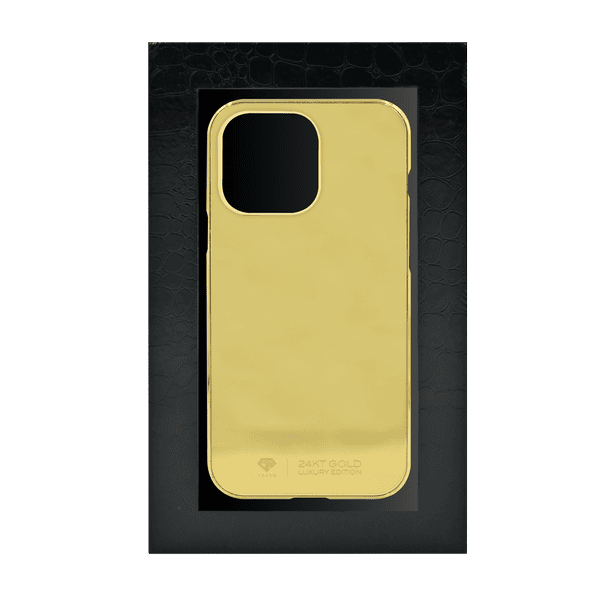 VIP TOUCH IPHONE 14 PRO MAX 24KT GOLD MAGNETIC CASE LUXURY EDITION