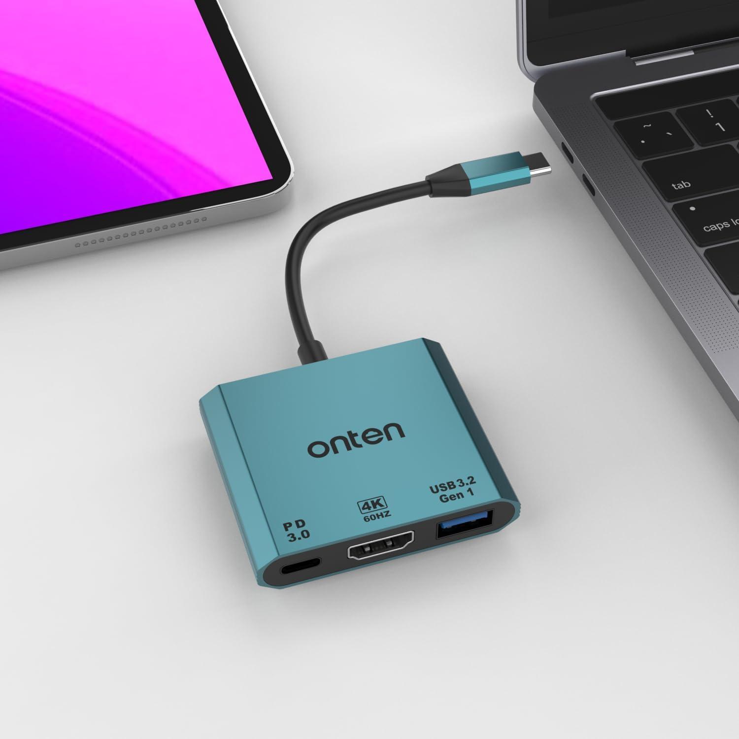 ONTEN 3 IN 1 USB-C TO HDMI ADAPTER UC301