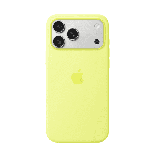 APPLE IPHONE 17 PRO SILICONE CASE WITH MAGSAFE MGFF4ZM/A NEON YELLOW