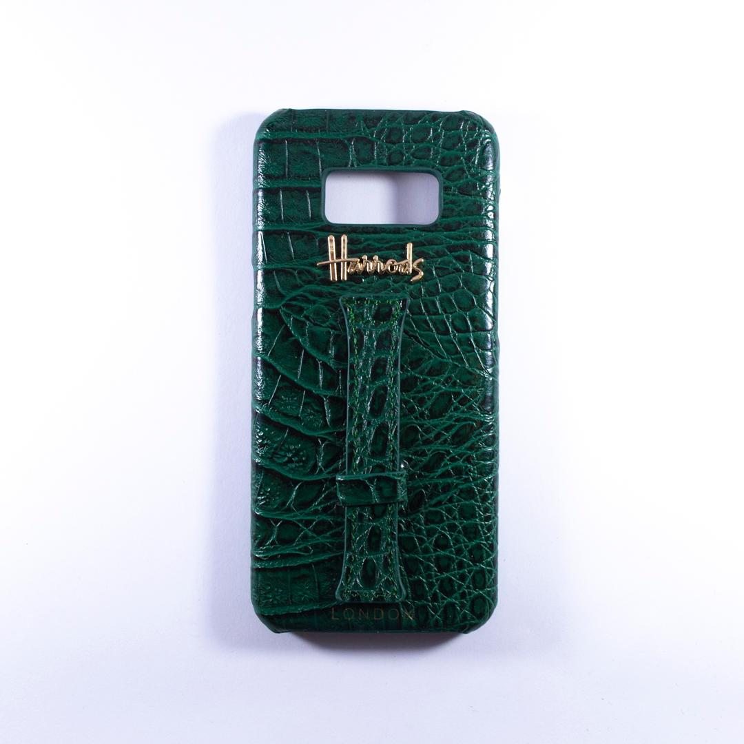 HARRODS HARD COVER GALAXY S8 GREEN