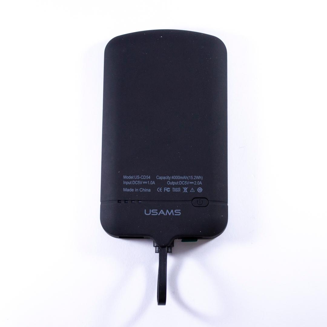 USAMS BACK CLIPPED POWER BANK 4000mAh