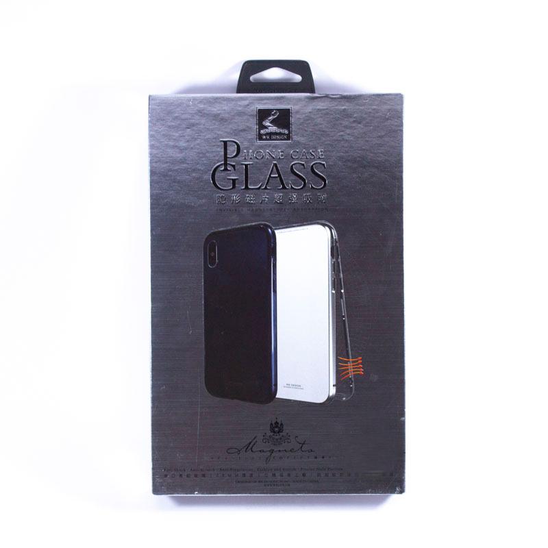 WK MAGNETIC GLASS CASE IPHONE8 WHITE