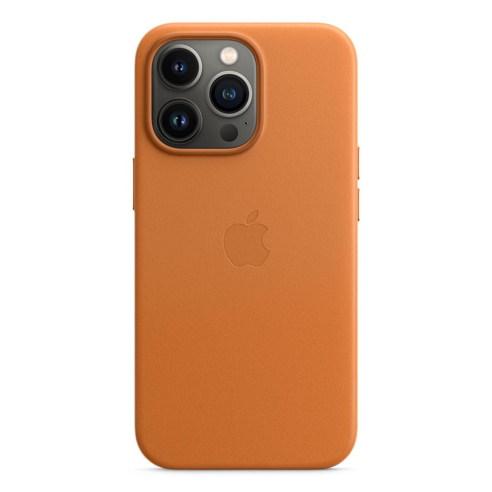 APPLE IPHONE 13 PRO LEATHER CASE MM193 GOLDEN BROWN WITH MAGSAFE